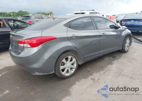 2012 Hyundai Elantra Limited from USA, damaged, VIN 5NPDH4AE4CH081104